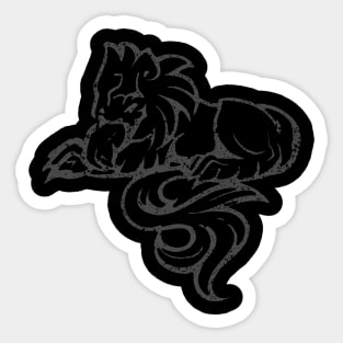 Dormant Lion - Subtle Sticker